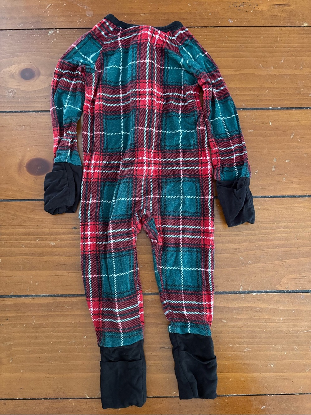 Little Sleepies Fireside Plaid Zippy - Picture 4 of 5